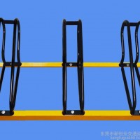 最新高质量加固型碳素钢免撑卡位式自行车停车架