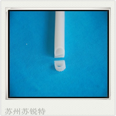供应白色硅胶透明E型密实耐磨损密封条